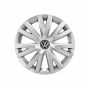 Volkswagen Golf 8 (5H) wieldoppen (set) - chroomglans/zwart/fijnzilver