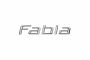 Škoda Fabia 2 (5J) embleem - chroom