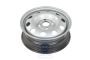 Volkswagen Lupo stalen wintervelg Jx14 H2 ET40 4x100 - chroommetallic (TDI)
