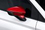 SEAT Ibiza 5 (6F), Leon 3 (5F) set spiegelkappen - rood