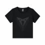CUPRA T-shirt met groot logo (dames, zwart)