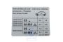 Volkswagen Polo 4 (9N) bandenspanningssticker - benzine 40/47 kW