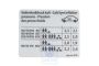 Volkswagen Polo 4 (9N) bandenspanningssticker