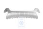 Volkswagen afdekking bumper middenonder - matzilver metallic