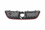 Volkswagen grille - satijnzwart/tornadorood, GTI-uitvoering
