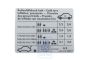 Volkswagen Lupo bandenspanningssticker - 37 kW