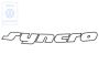 Volkswagen Transporter T4 syncro-plakletters motorkap - satijnzwart