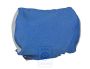 Volkswagen Transporter T4 hoofdsteunbekleding - flanelgrijs/blauw stof