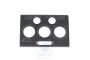 Volkswagen Transporter T4 afdekking ventilatieregeling - satijnzwart