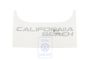 Volkswagen opschrift CALIFORNIA BEACH - donker diamantzilver