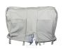Volkswagen Transporter T5 rugleuningbekleding tweezitsbank dienstvoertuig - grijs