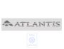 Volkswagen Transporter T5 folieopschrift ATLANTIS voor - zilver