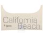 Volkswagen Transporter T5 folieopschrift CALIFORNIA BEACH - zijkanten, donkerzilver