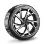 Audi A1 (GB) all-seasonset - zwart gepolijst (stijl 02)