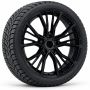 Audi Q3 (F3) winterset - hoogglans zwart (stijl 10)