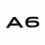 Audi A6 e-tron (85E) embleem - zwart