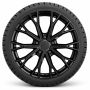 Audi Q6 e-tron (85H) winterset - hoogglans zwart (stijl 22)
