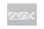 Volkswagen Polo 2 (86C) sticker FOX achterklep - alpinwit