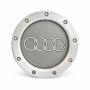 Originele Audi naafkap - zilver
