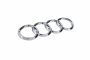 Origineel Audi logo - chroom