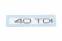 Origineel Audi embleem - chroom