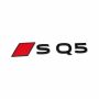Audi Q5 (GU) embleem - zwart