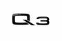 Audi Q3 black edition embleem achterkant - typeaanduiding