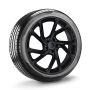 Audi A4 (B9) winterset - hoogglans zwart (stijl 2)