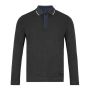 Audi poloshirt met lange mouwen Kaskade (heren, grijs)