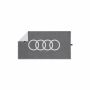 Audi handdoek (50 x 100 cm) lichtgrijs