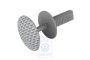 Volkswagen LT Mk2 spreidklinknagel dakbekleding 8x23 mm - flanelgrijs