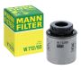 Mann-Filter oliefilter (1.2 tot 1.4 TSI motoren - tot 2010)