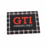 Originele blikken bord gti parking only