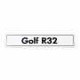 Originele showroomkentekenplaat golf R32