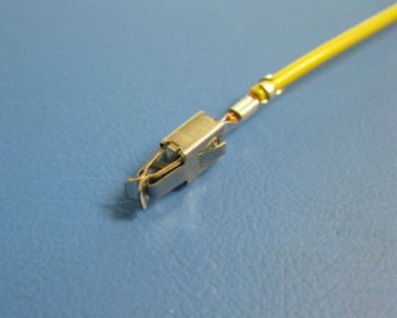 Originele reparatiedraad met platte steker en blokkeringsnok 2,8 mm – 0,5 mm²