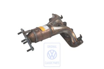 Volkswagen Polo 3 (6N) uitlaatspruitstuk met katalysator (ANV, AUC, AUD)