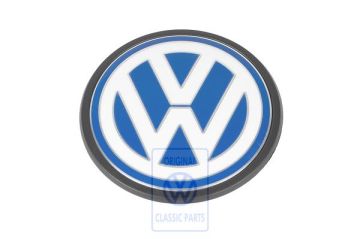 Volkswagen embleem motorafdekking - blauw/wit