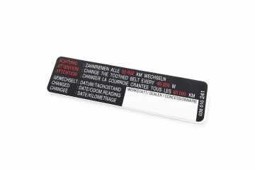 Originele distributieriemsticker