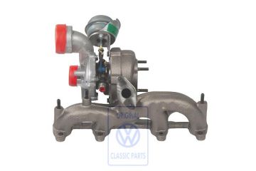 Volkswagen uitlaatspruitstuk met turbo (ARL)