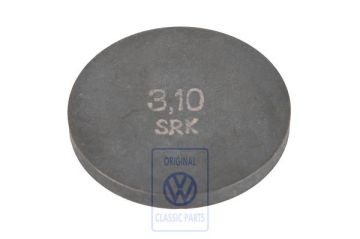 Volkswagen stelplaatje klepspeling 3,1 mm
