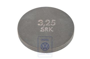 Volkswagen stelplaatje klepstoter 3,25 mm