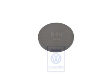 Volkswagen stelplaatje klepstoter 3,3 mm