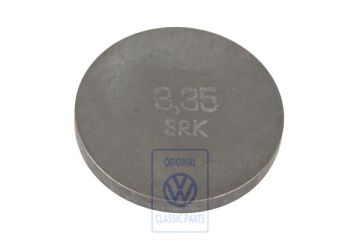 Volkswagen stelplaatje klepstoter 3,35 mm
