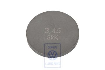 Volkswagen stelplaatje klepstoter 3,45 mm