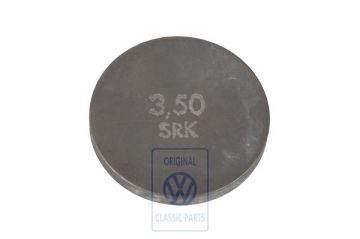Volkswagen stelplaatje klepstoter 3,5 mm