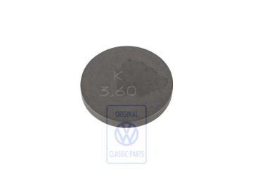 Volkswagen stelplaatje klepstoter 3,6 mm