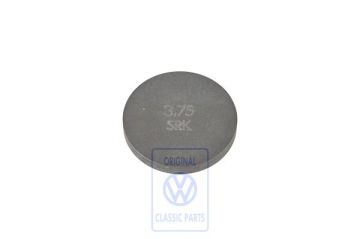 Volkswagen stelplaatje klepstoter 3,75 mm