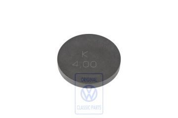 Volkswagen stelplaatje klepstoter 4 mm
