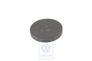 Volkswagen stelplaatje klepstoter 4,15 mm