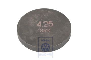 Volkswagen stelplaat klepstoter 4,25 mm